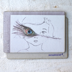 Art Card "Poesia Pavo Real"